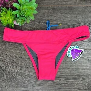 NWT Jolyn Hot Pink Bikini Bottom L